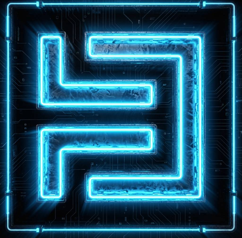 The DreggNet brand mark — a glowing dregg glyph